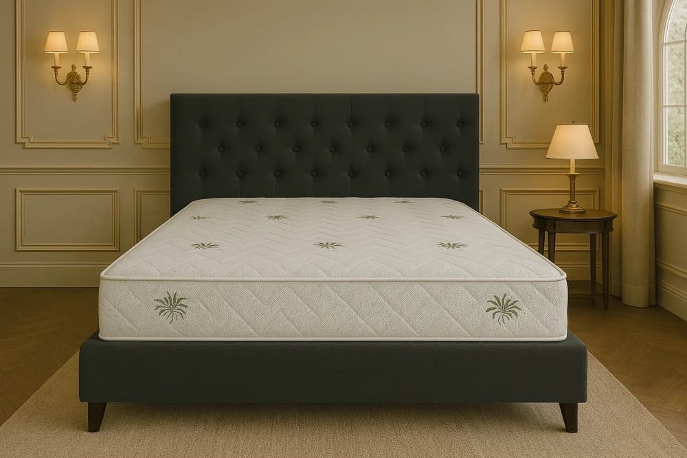 Saltea cu memorie Somnart Aloe Vera 160x200x20 cm husa cu Aloe Vera si fermitate medie