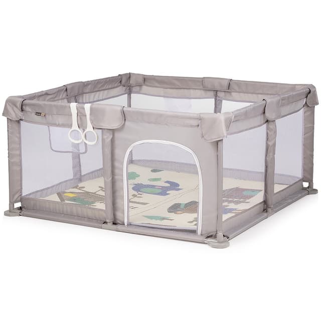 Tarc de joaca pentru copii 120x120 cm Chipolino Fiesta Beige