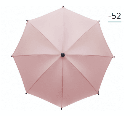 Umbrela standard pentru carucior Fillikid Malve 65 cm UV 50+