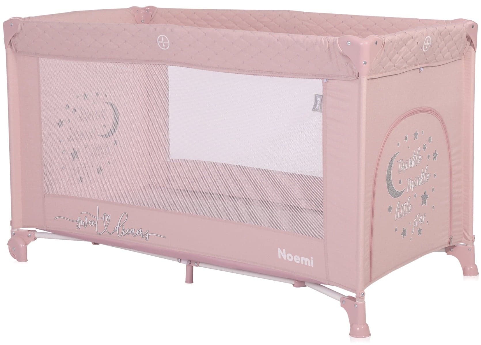 Patut pliabil Lorelli Noemi, 1 nivel, Mellow Rose Star