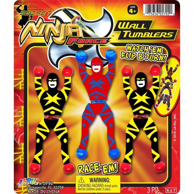 Set 3 figurine flexibile Jaru, Ninja Force