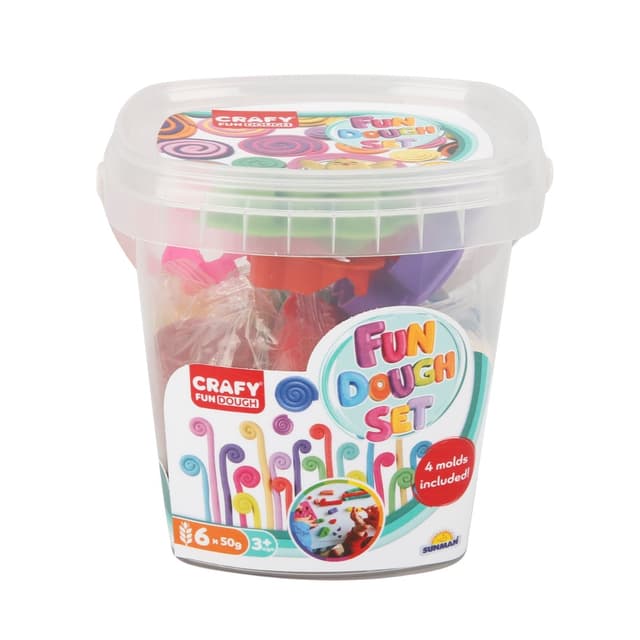 Set galetusa cu plastilina, Crafy, 300 g
