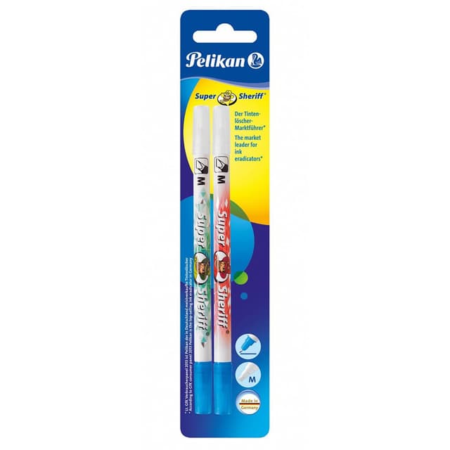Set carioci corectoare Pelikan Super Pirat, Varf M, 2 buc