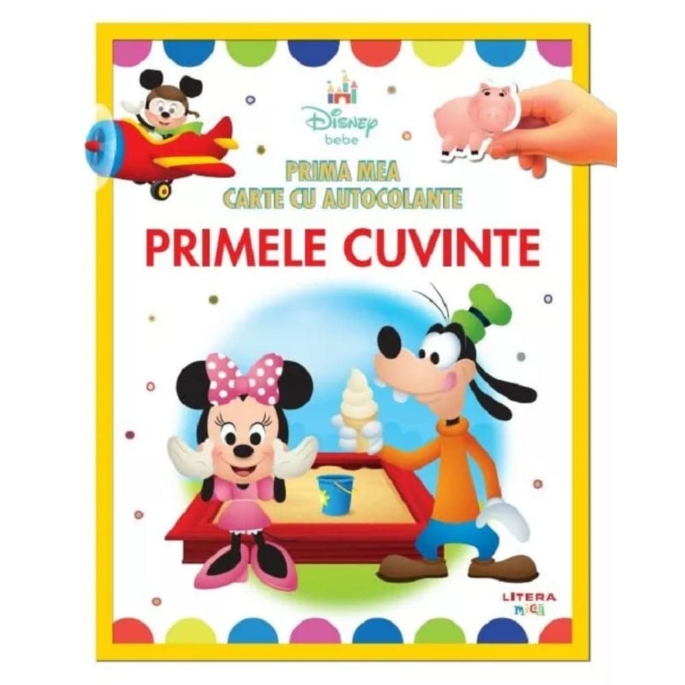 Disney Bebe, Prima mea carte cu autocolante, Primele cuvinte