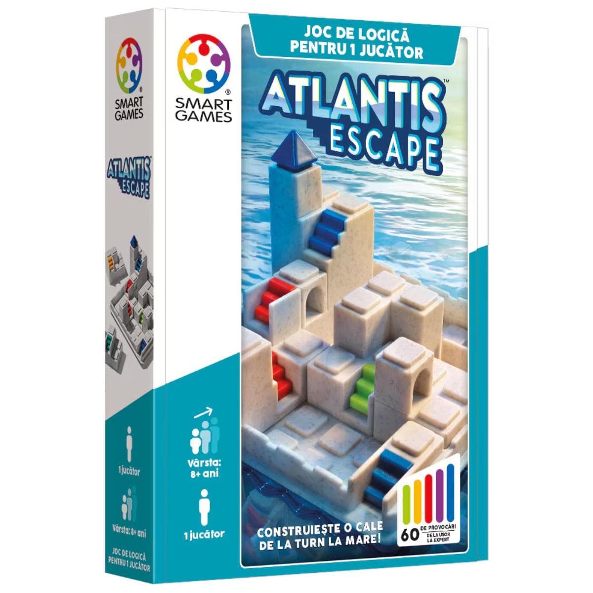 Joc de logica cu 60 de provocari, Smart Games, Atlantis Escape