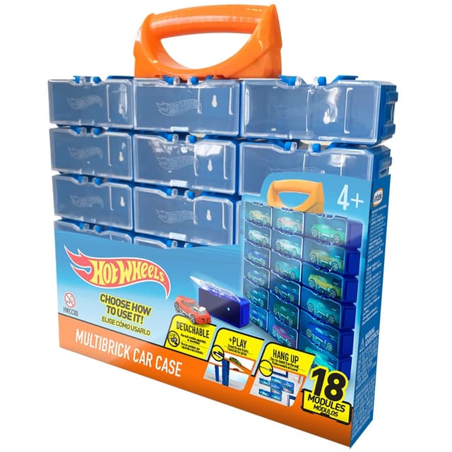 Cutie Multibrick pentru 18 masinute, Hot Wheels
