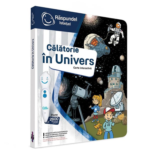 Carte interactiva, Raspundel Istetel, Calatorie in Univers