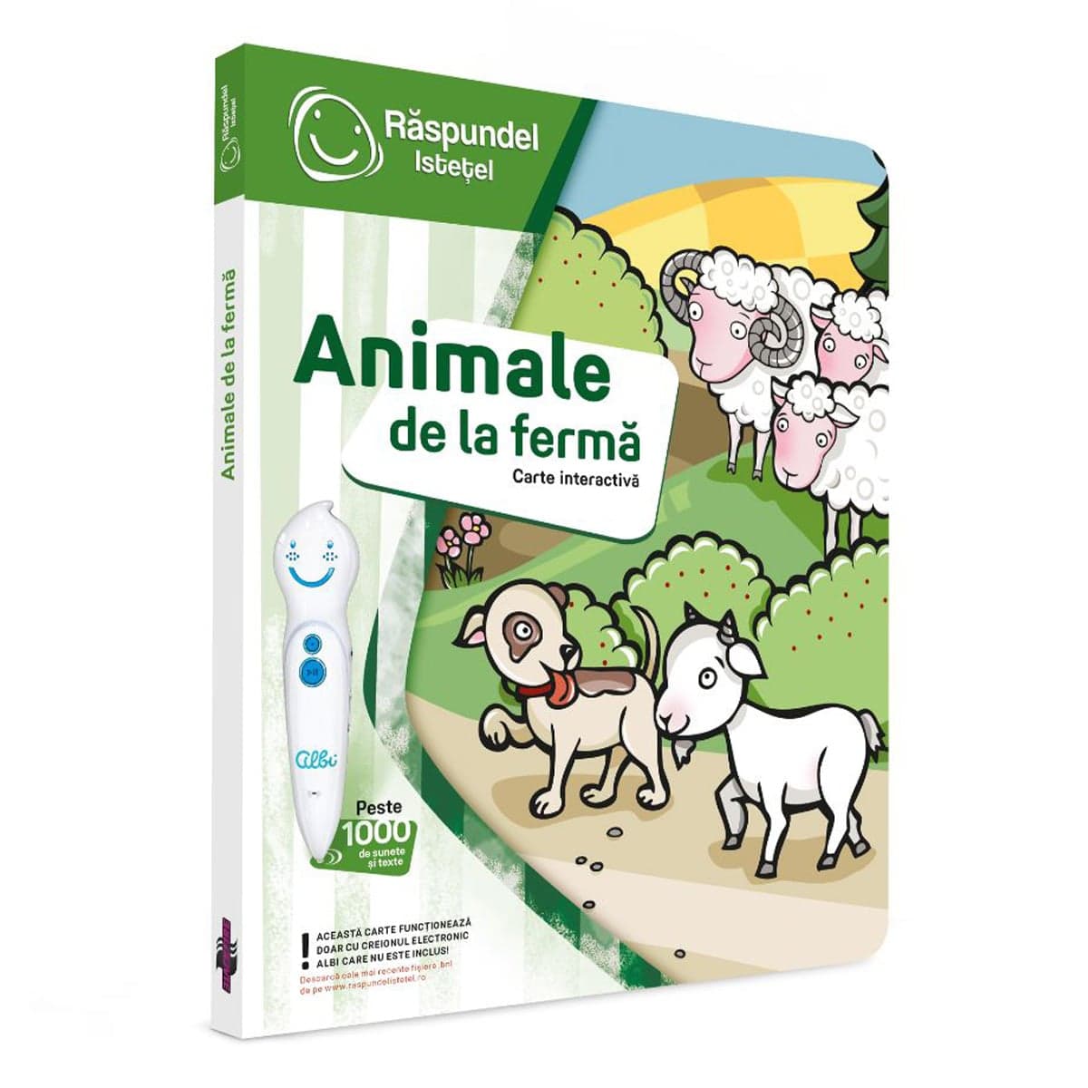 Carte interactiva, Raspundel Istetel, Animale de la ferma