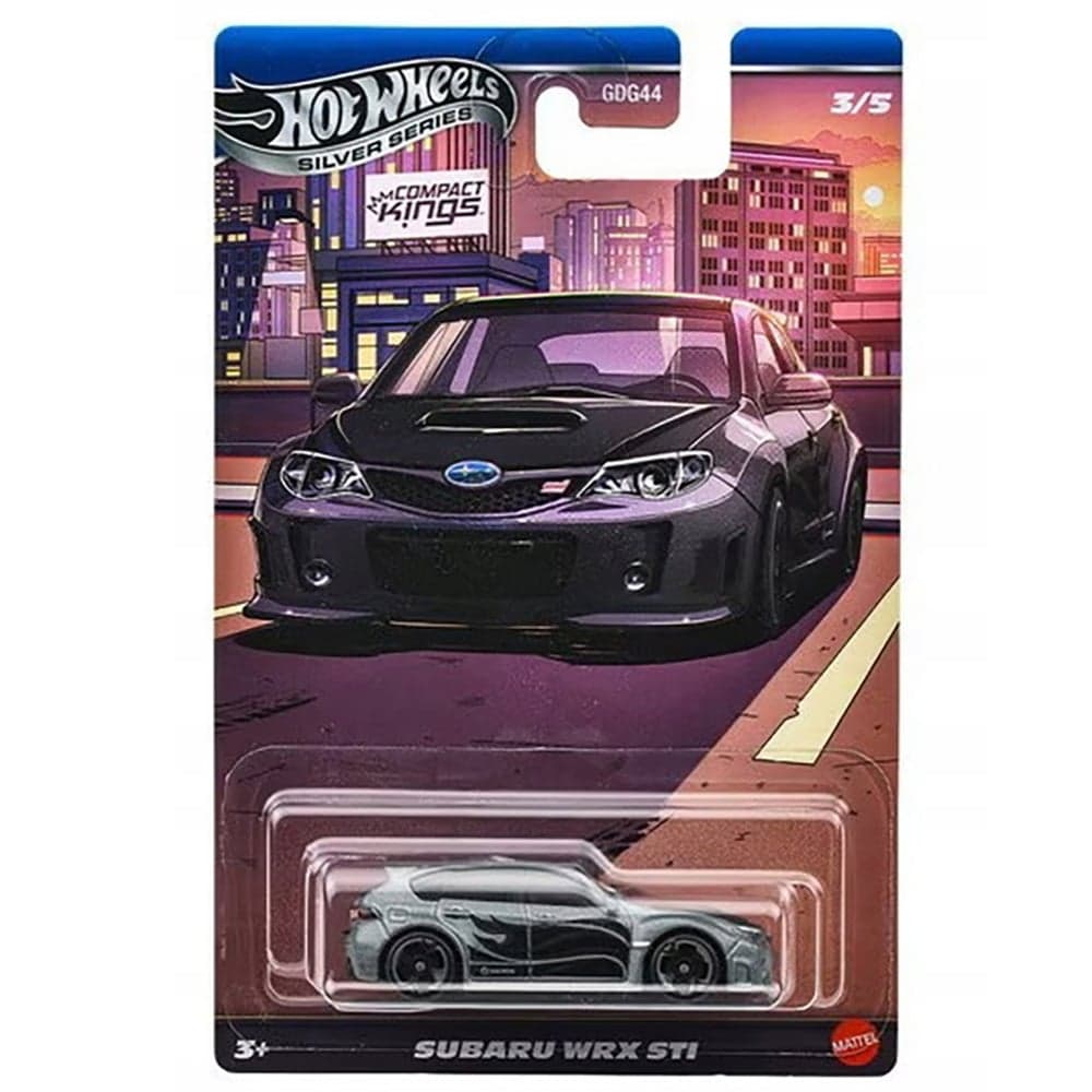 Masina metalica, Hot Wheels, Silver Series, Subaru WRX STI, 1:64