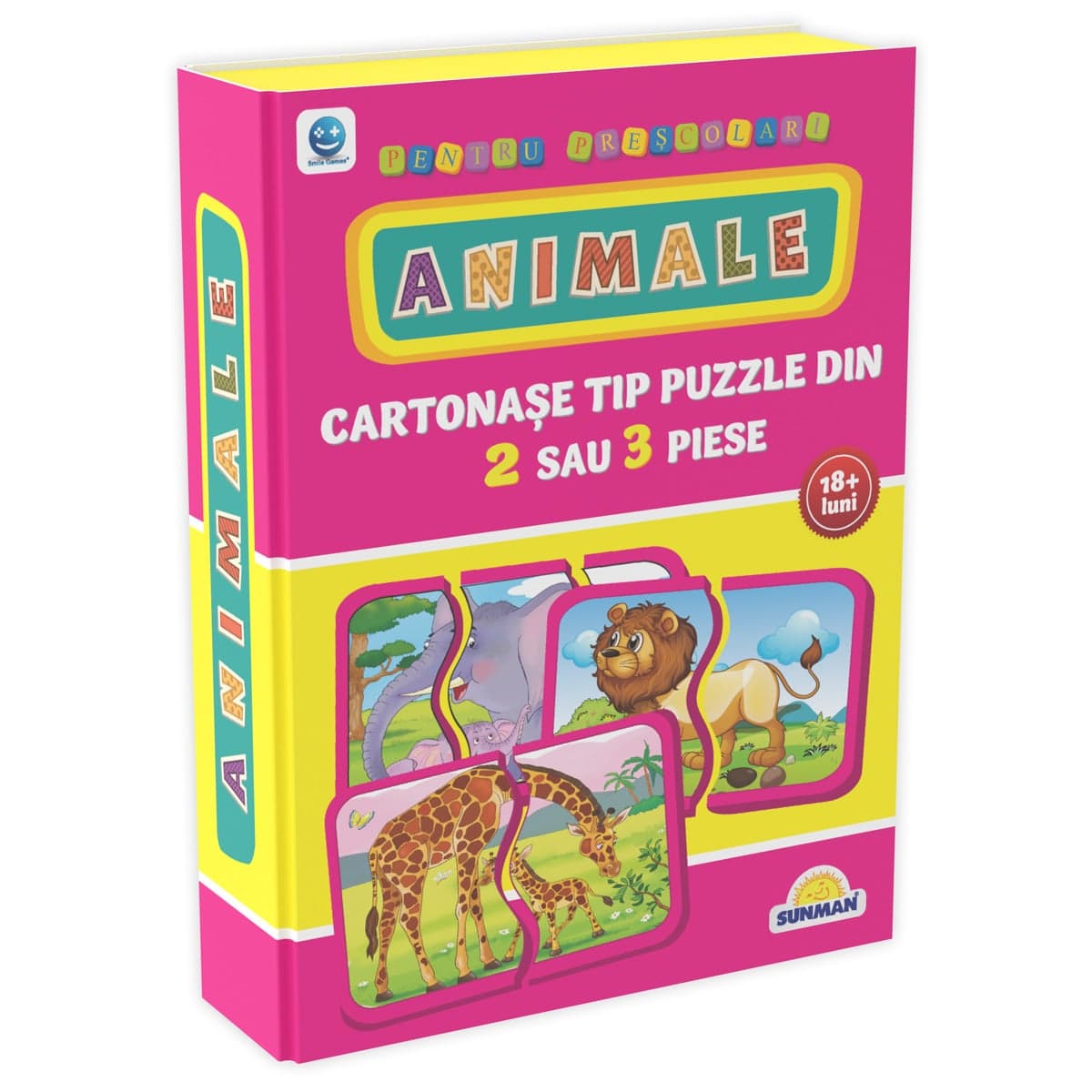 Joc educativ, Smile Games, Primele animale, 40 piese
