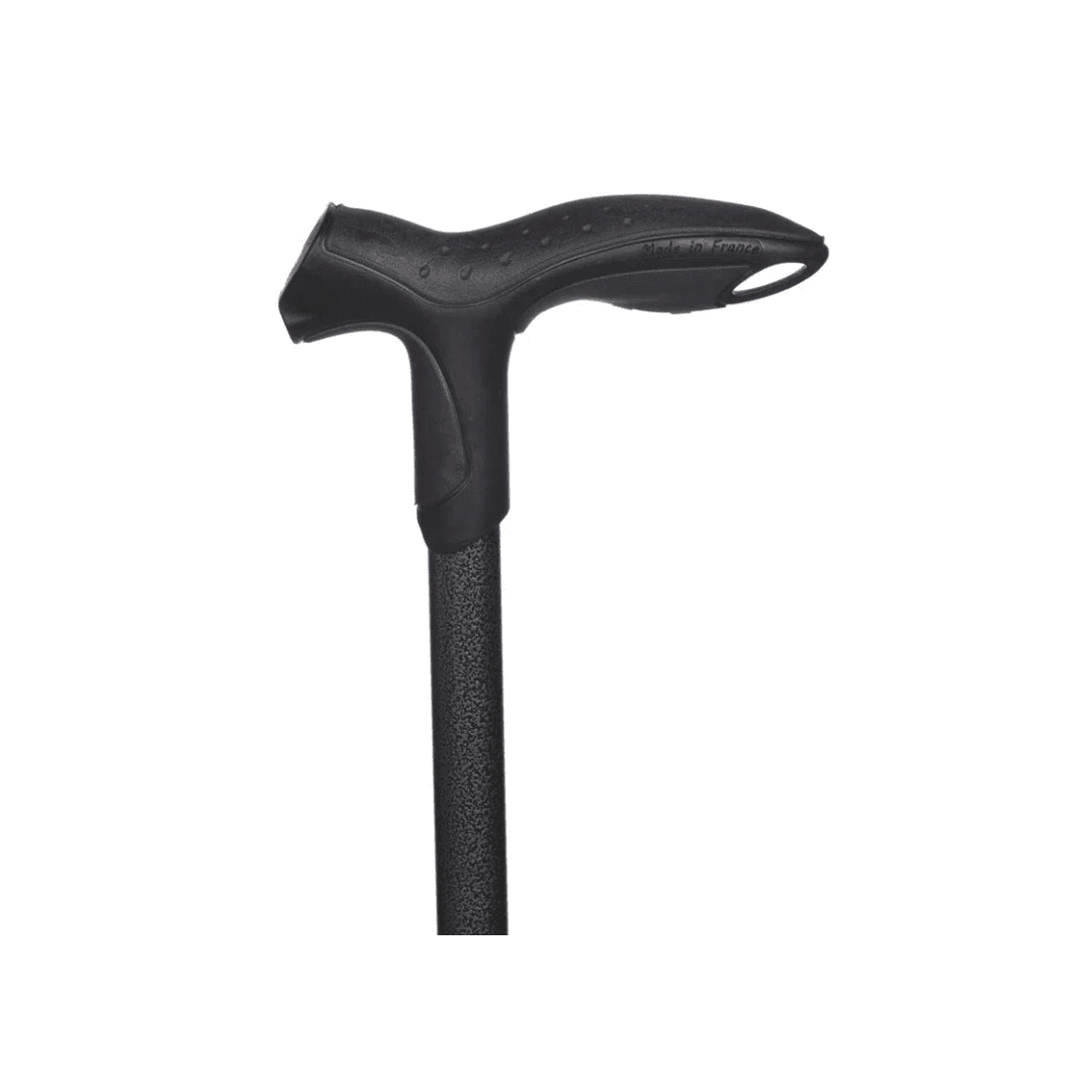 Baston reglabil cu tub de aluminiu si maner antialunecare Step Soft - Alb
