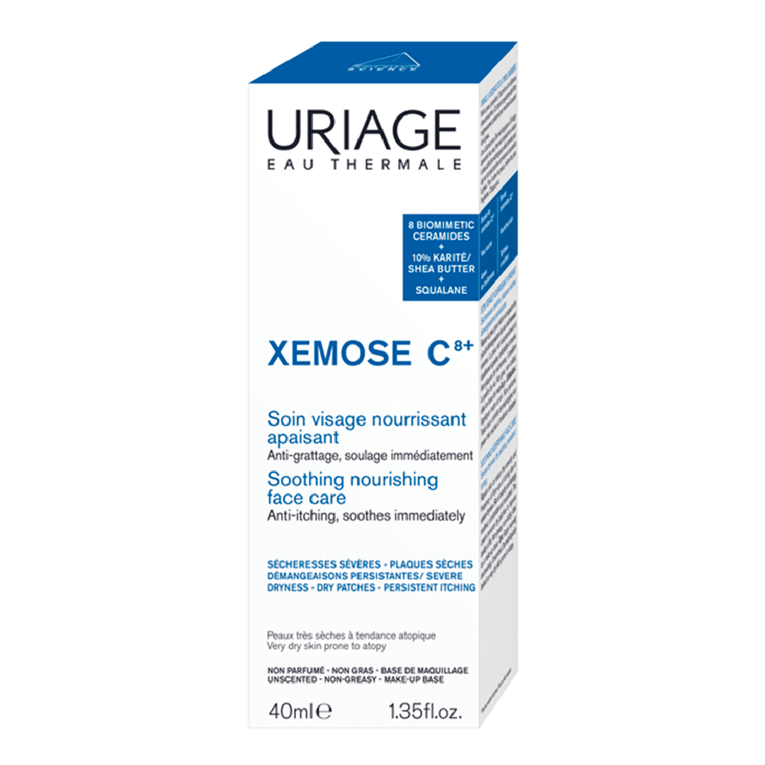Crema calmanta de fata Xemose C8+, 40 ml, Uriage