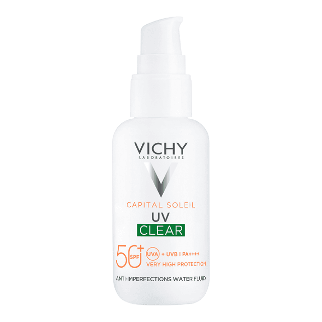 Fluid apos anti-imperfecțiuni cu SPF50+ Capital Soleil UV CLEAR, 40 ml, Vichy