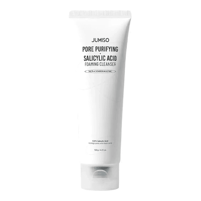 Spuma de curatare cu Acid Salicilic 0.5%, Pore Purifying, 120 ml, Jumiso