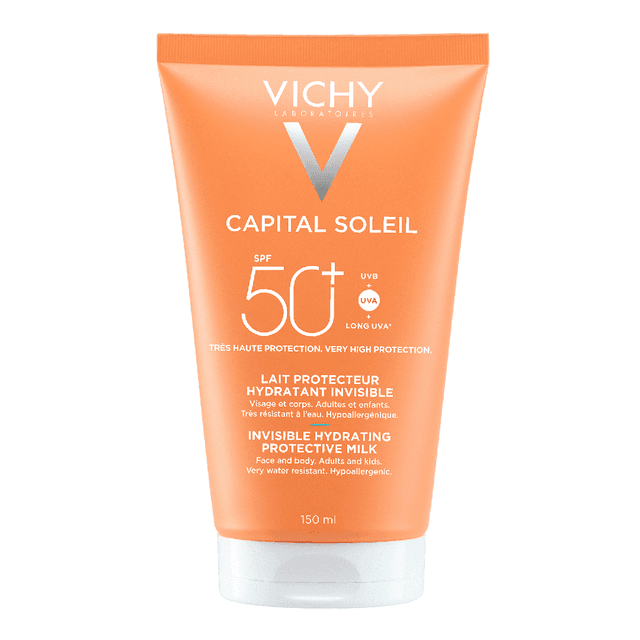 Lotiune protectoare hidratanta SPF50+ Capital Soleil, 150 ml, Vichy