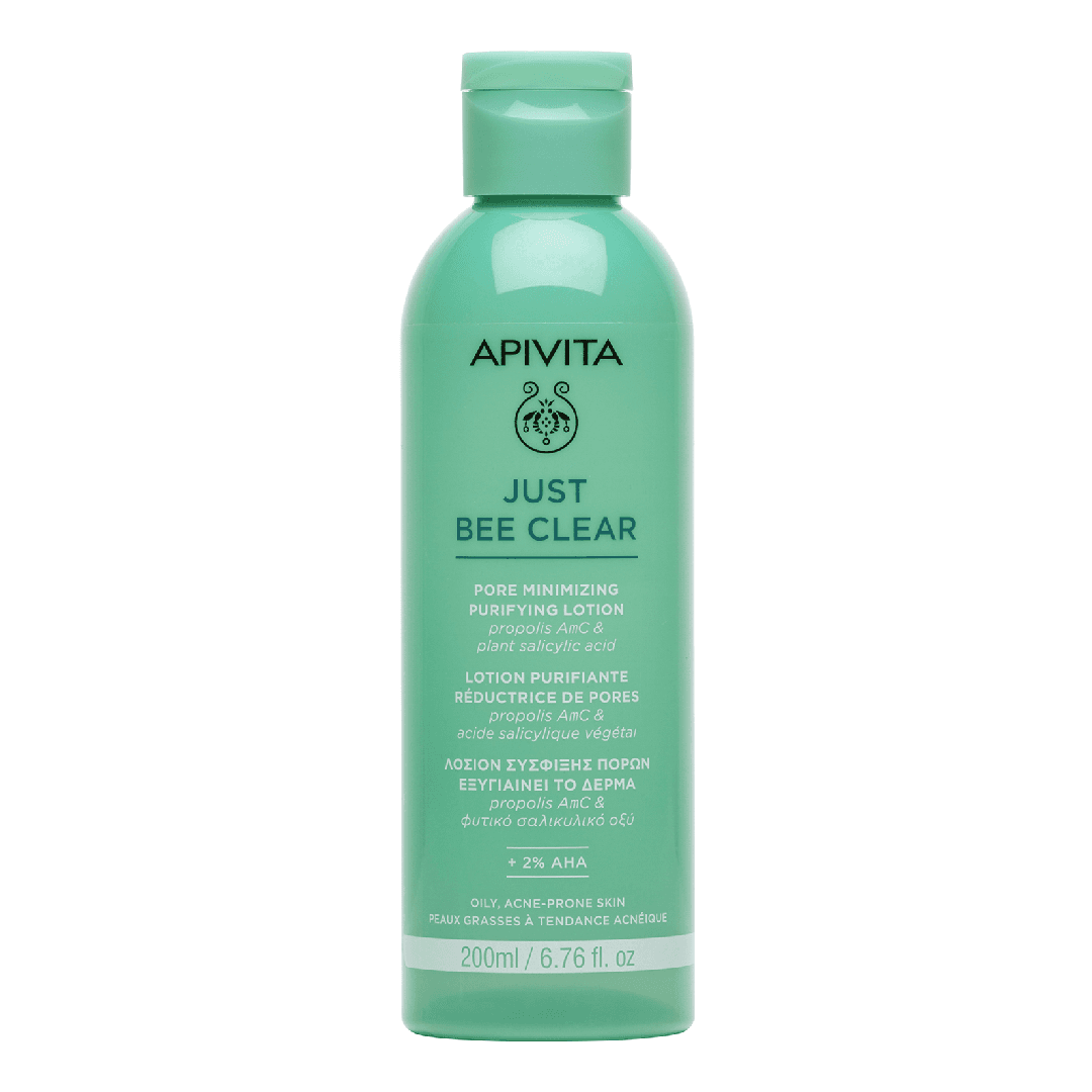Lotiune purifianta pentru pori dilatati Just Bee Clear, 200 ml, Apivita
