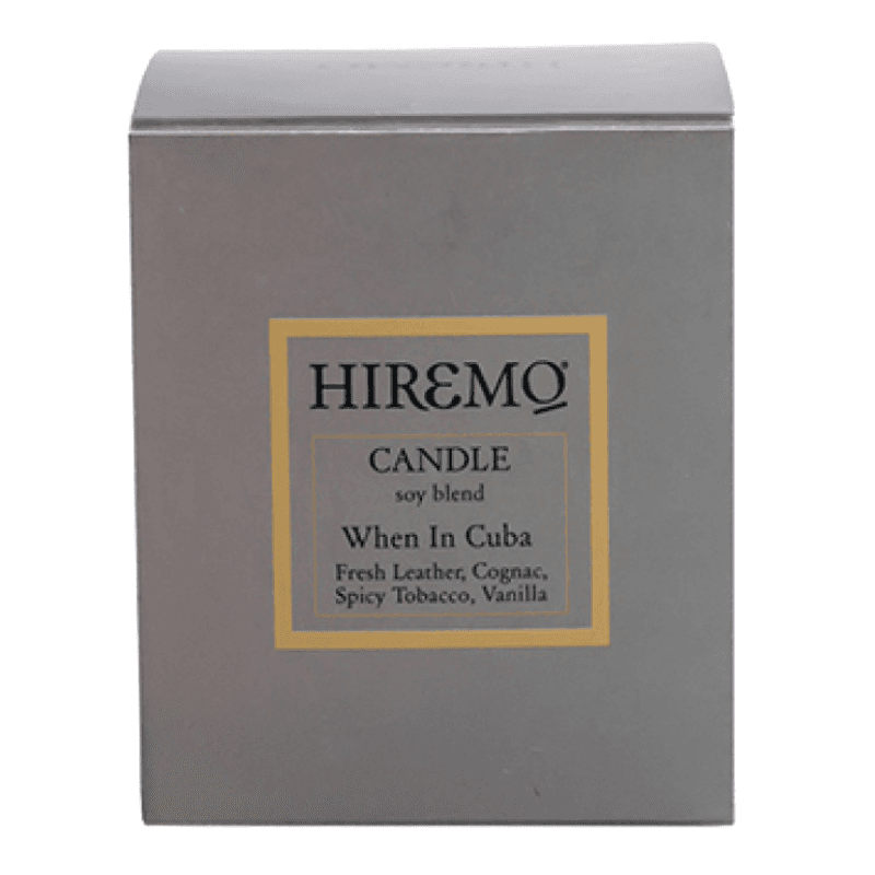 Lumanare din ceara de soia cu arome cubaneze Hiremo, 250 ml, Eolia