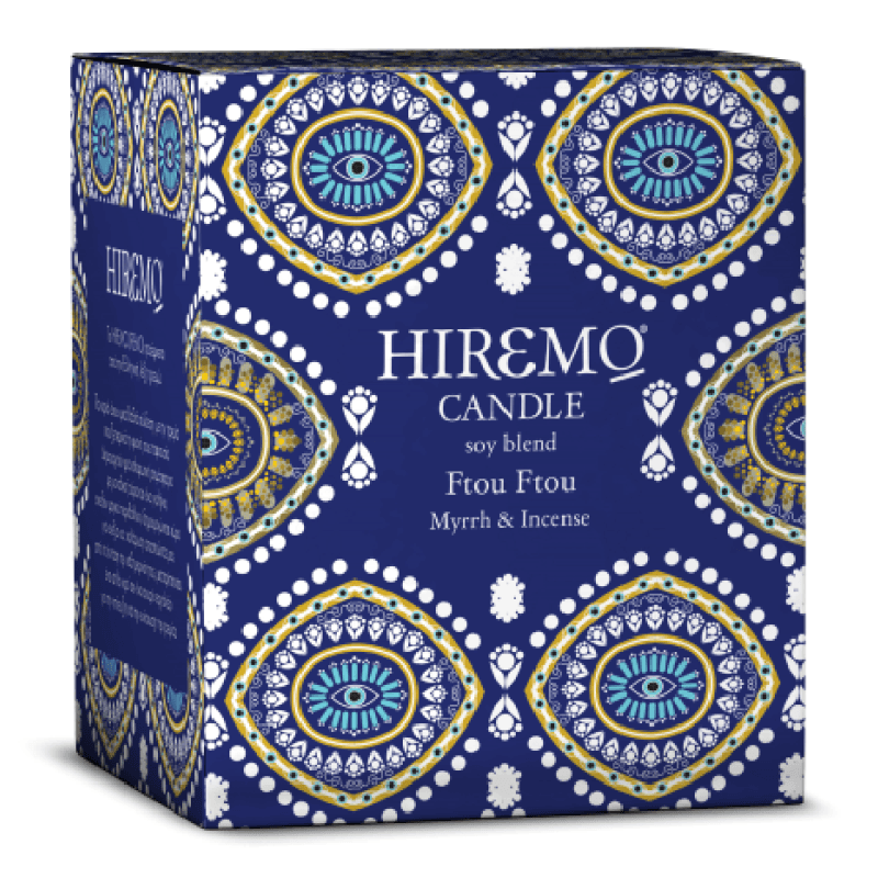 Lumanare din ceara de soia Ftou Ftou Hiremo, 250 ml, Eolia