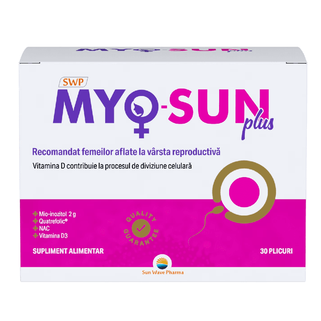 Myo-Sun Plus, 30 plicuri, Sun Wave Pharma