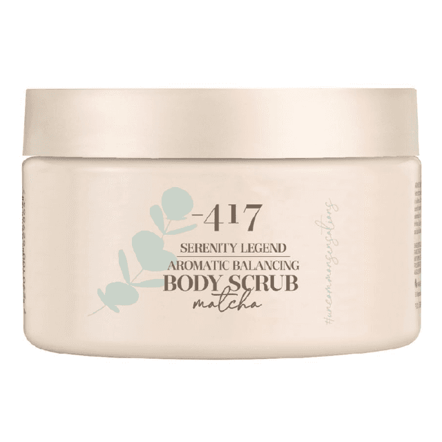 Scrub pentru corp cu Matcha Serenity Legend, 400 g, Minus 417