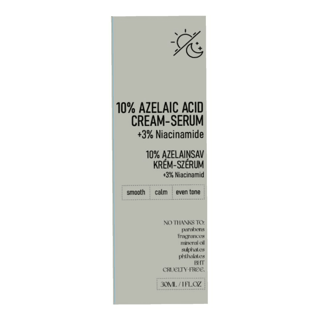 Ser crema cu 10% Acid Azelaic, 30 ml, Nerds