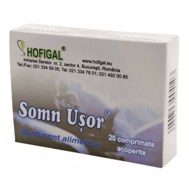 Somn Usor, 20 capsule, Hofigal