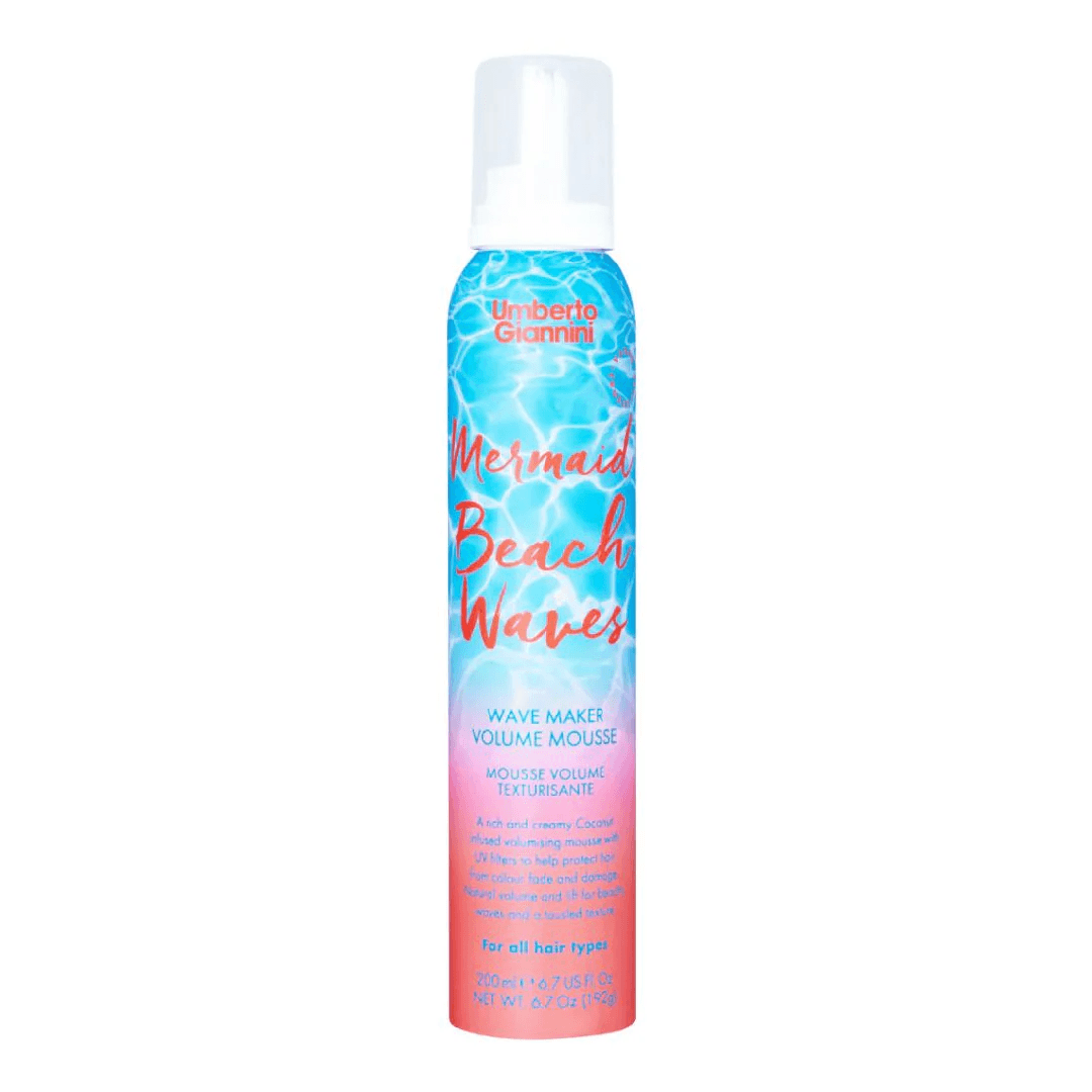 Spuma pentru volum si texturarea parului, cu filtru UV, Mermaid Beach Waves, 200 ml, Umberto Giannini