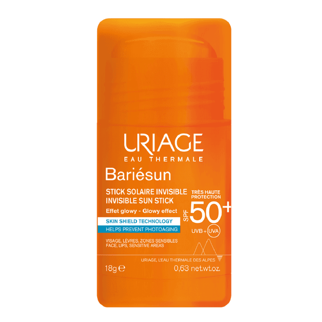 Stick pentru protectie solara SPF50 Bariesun invizibil, 18g, Uriage