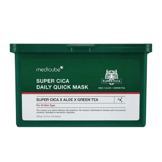Set masti de fata Super Cica Daily Quick, 30 bucati, Medicube
