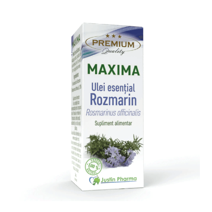 Ulei esential de rozmarin, 10 ml, Justin Pharma